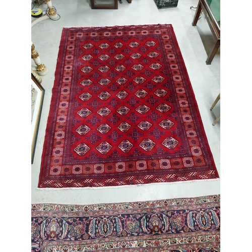 9 - Good quality decorative Persian carpet square. {290 cm H x 205 cm W}.