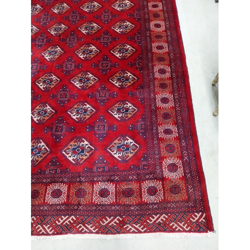 9 - Good quality decorative Persian carpet square. {290 cm H x 205 cm W}.