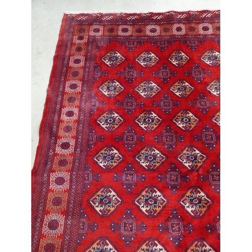 9 - Good quality decorative Persian carpet square. {290 cm H x 205 cm W}.