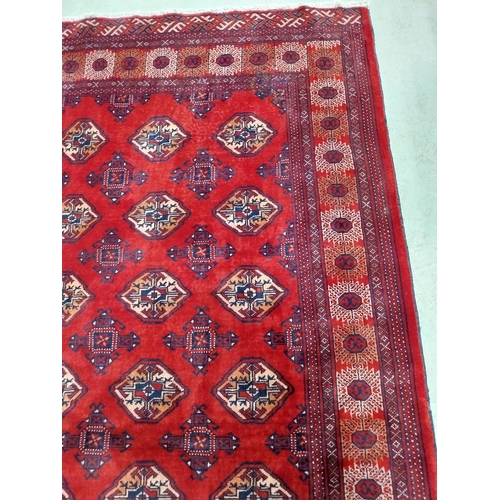 9 - Good quality decorative Persian carpet square. {290 cm H x 205 cm W}.