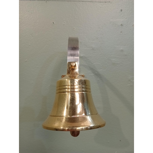 294 - Brass shop door bell  {H 17cm x W 9cm x D 23cm }