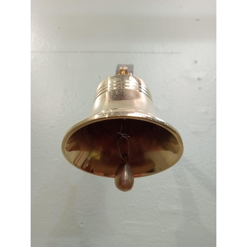 294 - Brass shop door bell  {H 17cm x W 9cm x D 23cm }