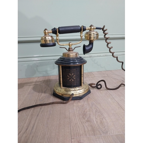 117 - Vintage style telephone. {30 cm H x 22 cm W x 17 cm D}