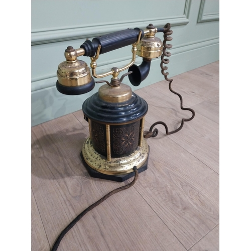 117 - Vintage style telephone. {30 cm H x 22 cm W x 17 cm D}