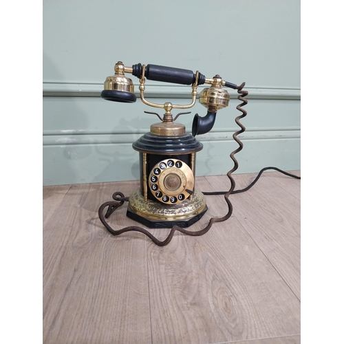 117 - Vintage style telephone. {30 cm H x 22 cm W x 17 cm D}