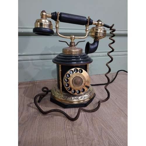 117 - Vintage style telephone. {30 cm H x 22 cm W x 17 cm D}