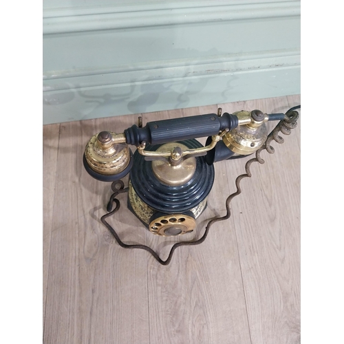 117 - Vintage style telephone. {30 cm H x 22 cm W x 17 cm D}