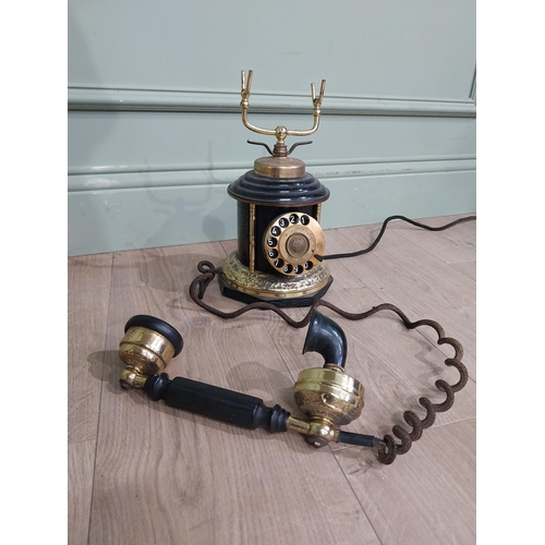 117 - Vintage style telephone. {30 cm H x 22 cm W x 17 cm D}