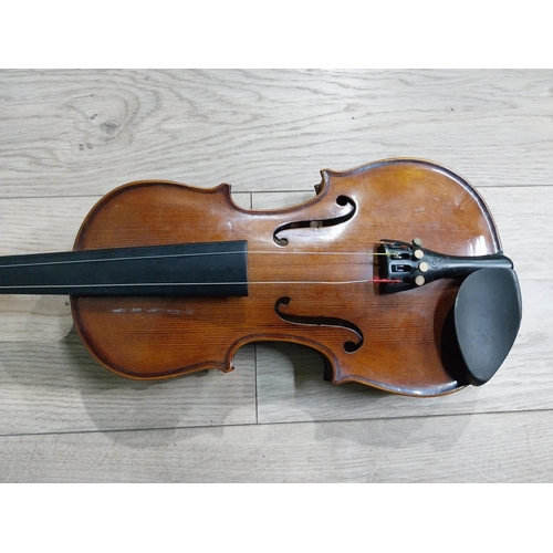 157 - Vintage Tenor Student 2 Violin. {52 cm H x 18 cm W x 7 cm }.