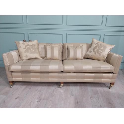 219 - Duresta Trafalgar three seater sofa. {88 cm H x 228 cm W x 111 cm D}.