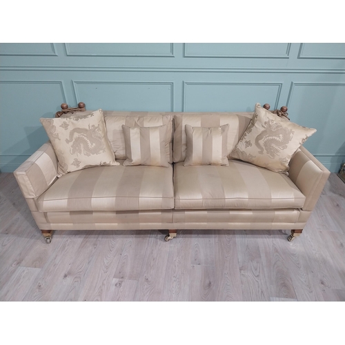 219 - Duresta Trafalgar three seater sofa. {88 cm H x 228 cm W x 111 cm D}.