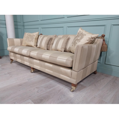 219 - Duresta Trafalgar three seater sofa. {88 cm H x 228 cm W x 111 cm D}.