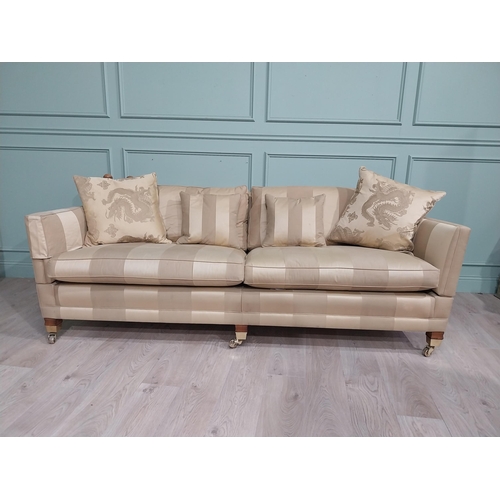 219 - Duresta Trafalgar three seater sofa. {88 cm H x 228 cm W x 111 cm D}.