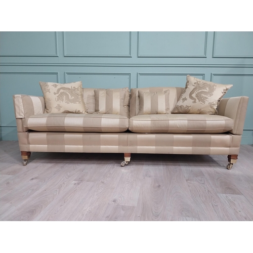 219 - Duresta Trafalgar three seater sofa. {88 cm H x 228 cm W x 111 cm D}.