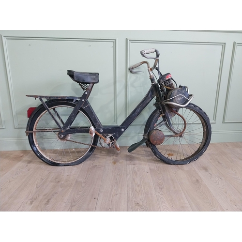 250 - Early 20th C. Solex moped. {96 cm H x 156 cm W x 58 cm D}.