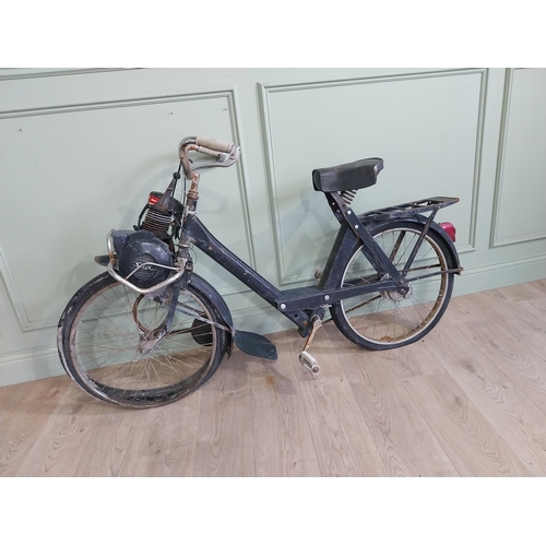 250 - Early 20th C. Solex moped. {96 cm H x 156 cm W x 58 cm D}.