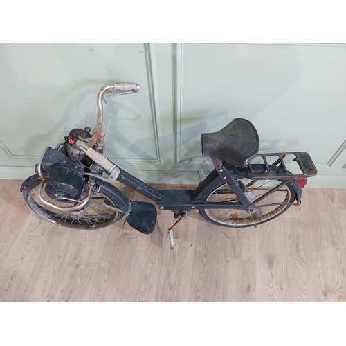 250 - Early 20th C. Solex moped. {96 cm H x 156 cm W x 58 cm D}.