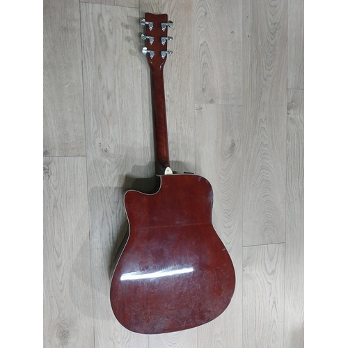 289 - Yamaha Guitar in soft case.