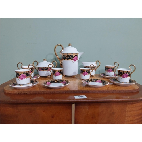 291 - Cased fifteen piece Ashford collection coffee set.