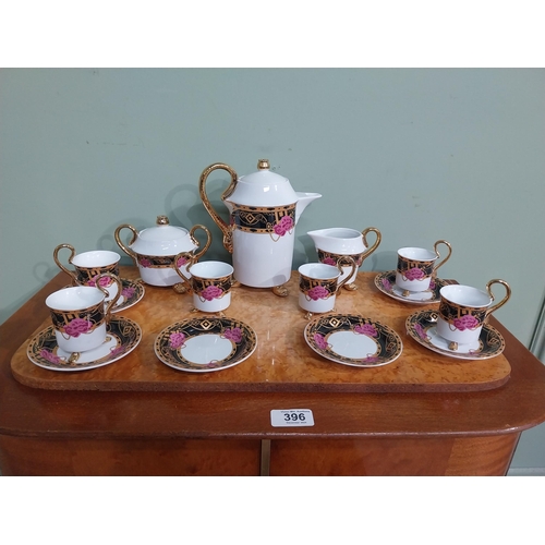 291 - Cased fifteen piece Ashford collection coffee set.