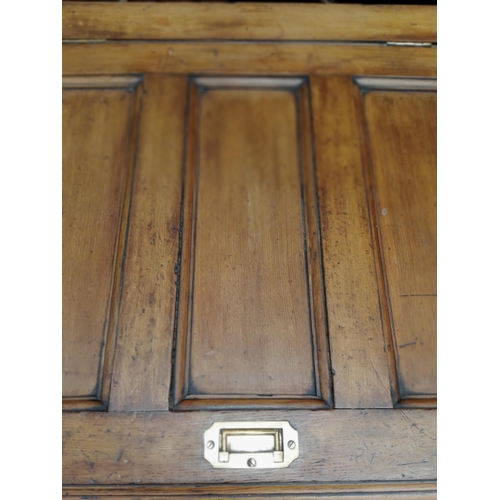 37 - 19th C.  French oak coal bunker. {H 79cm x W 96cm x D 66cm}. NOT AVAILABLE TO VIEW IN PERSON.