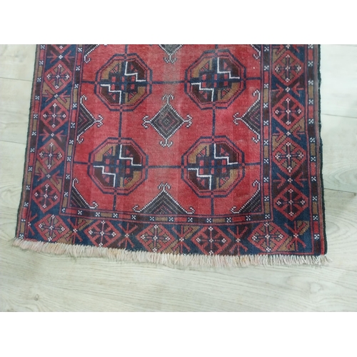 390 - Antique Balouch carpet. {130 cm H x 80 cm W}.