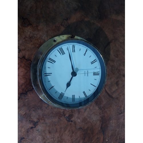 413 - Quartz wall clock. {22 cm Dia.}.