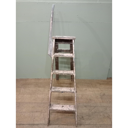 524 - Painters stepladder   H 148cm x W 105cm x D 36cm