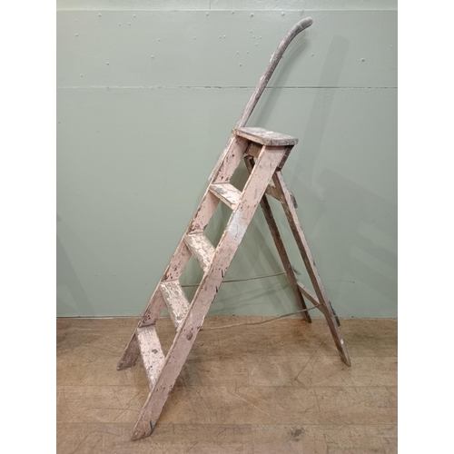 524 - Painters stepladder   H 148cm x W 105cm x D 36cm