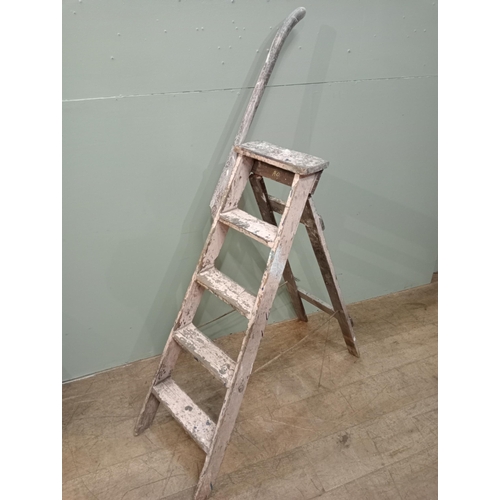 524 - Painters stepladder   H 148cm x W 105cm x D 36cm