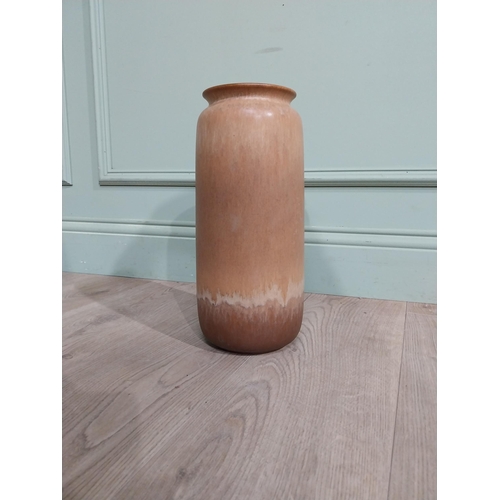 539 - West German pottery vase. {34 cm H x 14 cm Dia}.