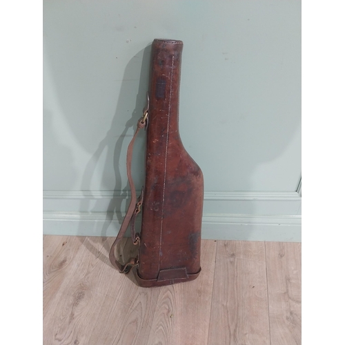 541 - 19th C. Leather gun case. {80 cm L}.