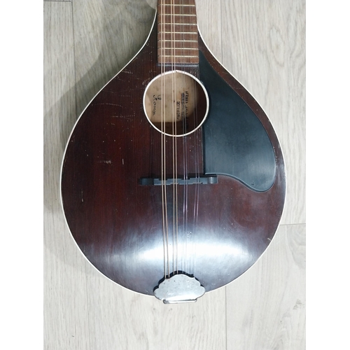 544 - Levin Andersson 1922 cased mandolin.