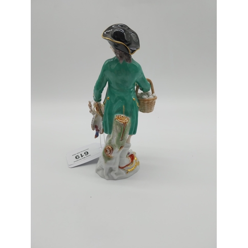 619 - 20th. C. Meissen Figure  - 