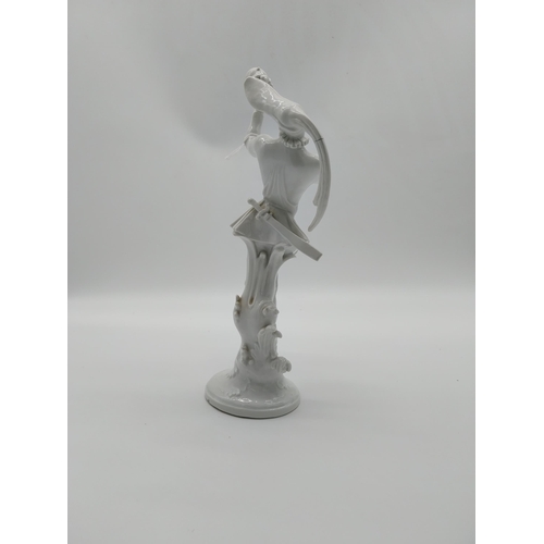 663 - 20th C. Meissen Figure. � �The Jester� on a round base with no. A1194 and another number 10.Undergla... 