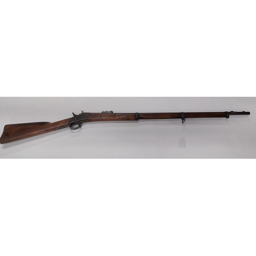 700A - 1872 percussion capped rifle. {137 cm L x 12 cm H}.