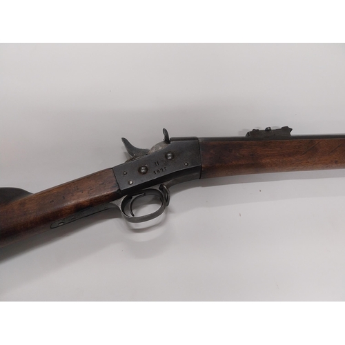 700A - 1872 percussion capped rifle. {137 cm L x 12 cm H}.