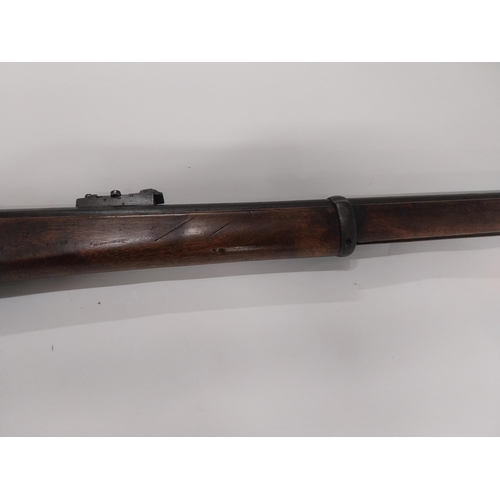 700A - 1872 percussion capped rifle. {137 cm L x 12 cm H}.