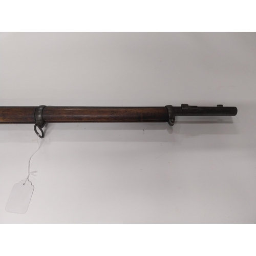 700A - 1872 percussion capped rifle. {137 cm L x 12 cm H}.