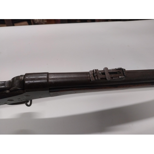 700A - 1872 percussion capped rifle. {137 cm L x 12 cm H}.