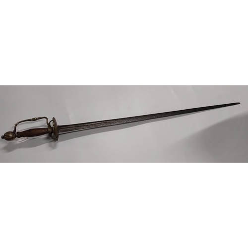 704 - 19th C. French Officer's sword {89 cm L x 10 cm W}.