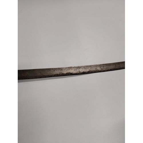 713 - WWI Officer�s sword with basket hilt. {106 cm L}.