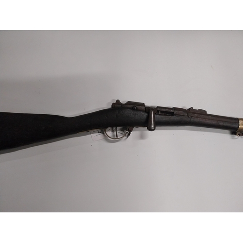 719 - French Fusil M80 1874 Rifle Bolt Action possibly captured by Arabs. {116 cm L x 14 cm W}.