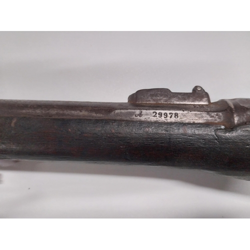 719 - French Fusil M80 1874 Rifle Bolt Action possibly captured by Arabs. {116 cm L x 14 cm W}.