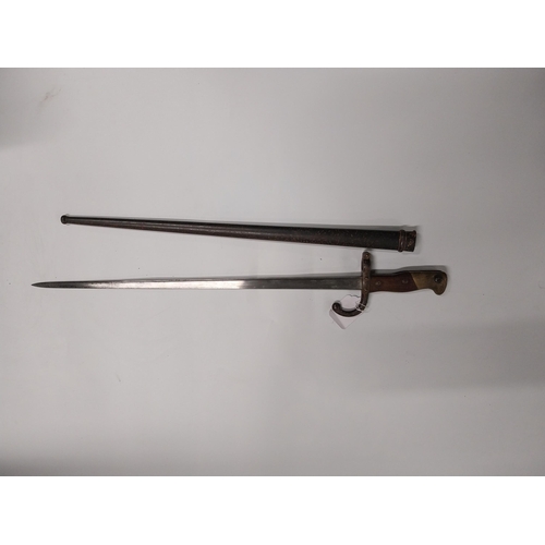 721 - 19th C. French rifle bayonet {66cm L x 10cm W}