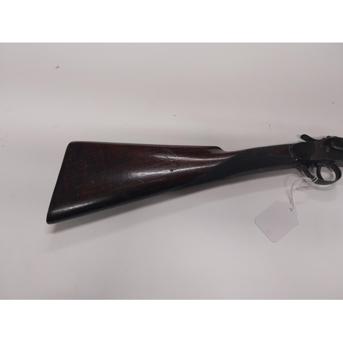 725A - 19th C. Ladies single shot shotgun. Inscribed Henry J Harrins 5 Hills Place Oxford St. London W  {10... 