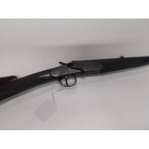 725A - 19th C. Ladies single shot shotgun. Inscribed Henry J Harrins 5 Hills Place Oxford St. London W  {10... 