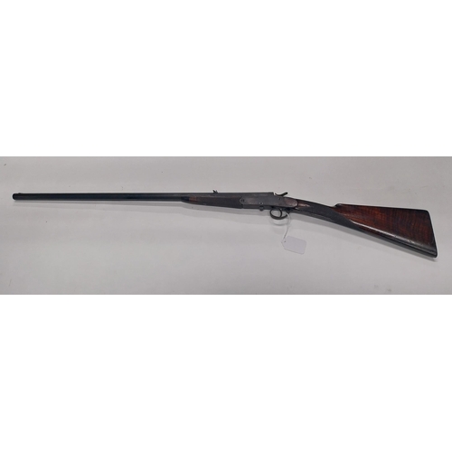 725A - 19th C. Ladies single shot shotgun. Inscribed Henry J Harrins 5 Hills Place Oxford St. London W  {10... 