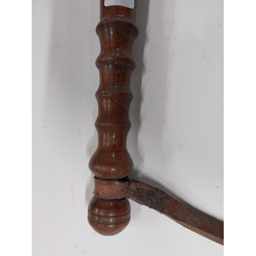 726A - RIC wooden baton stamped Dublin. {39 cm W  x 4 cm Dia.}.