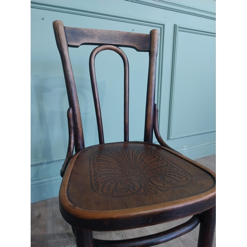 73 - Early 20th C. Bentwood chair. {90 cm H x 45 cm W x 42 cm D}.